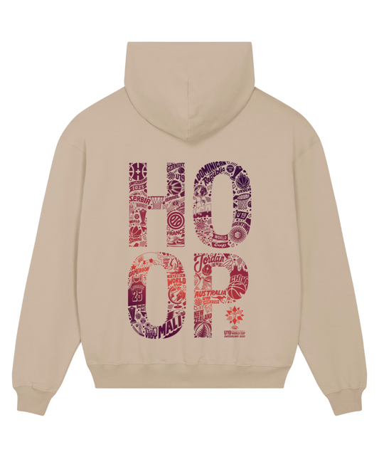 HOODIE HOOP BACK | Desert Dust - Unisexe