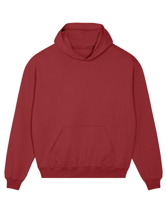 HOODIE HOOP BACK | Bordeaux - Unisexe