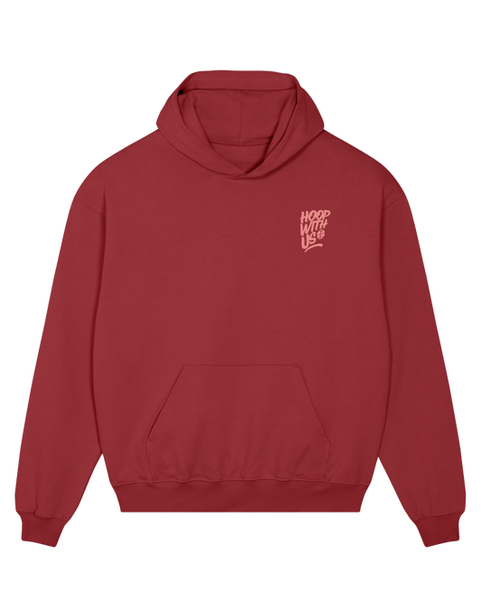 HOODIE FULL HOOP | Bordeaux - Unisexe