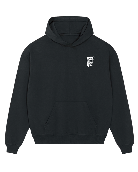 HOODIE FULL HOOP | Noir - Unisexe
