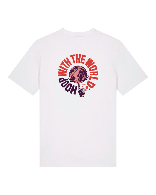 T-SHIRT FULL WORLD | Blanc - Unisexe